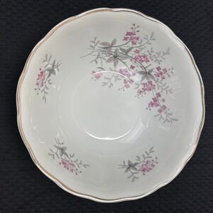 Favolina Karolina Jarolina Poland China Floral Scalloped Serving Bowl 3879 2